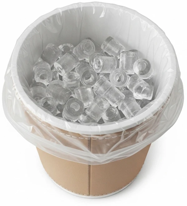 6 x 6 x 12 Ice Bucket Liners 6 x 6 x 12 1 Mil Ice Bucket Liner Bags