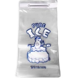 Front of Ice Bags 8 pound on Metal Wicket Polar Bear