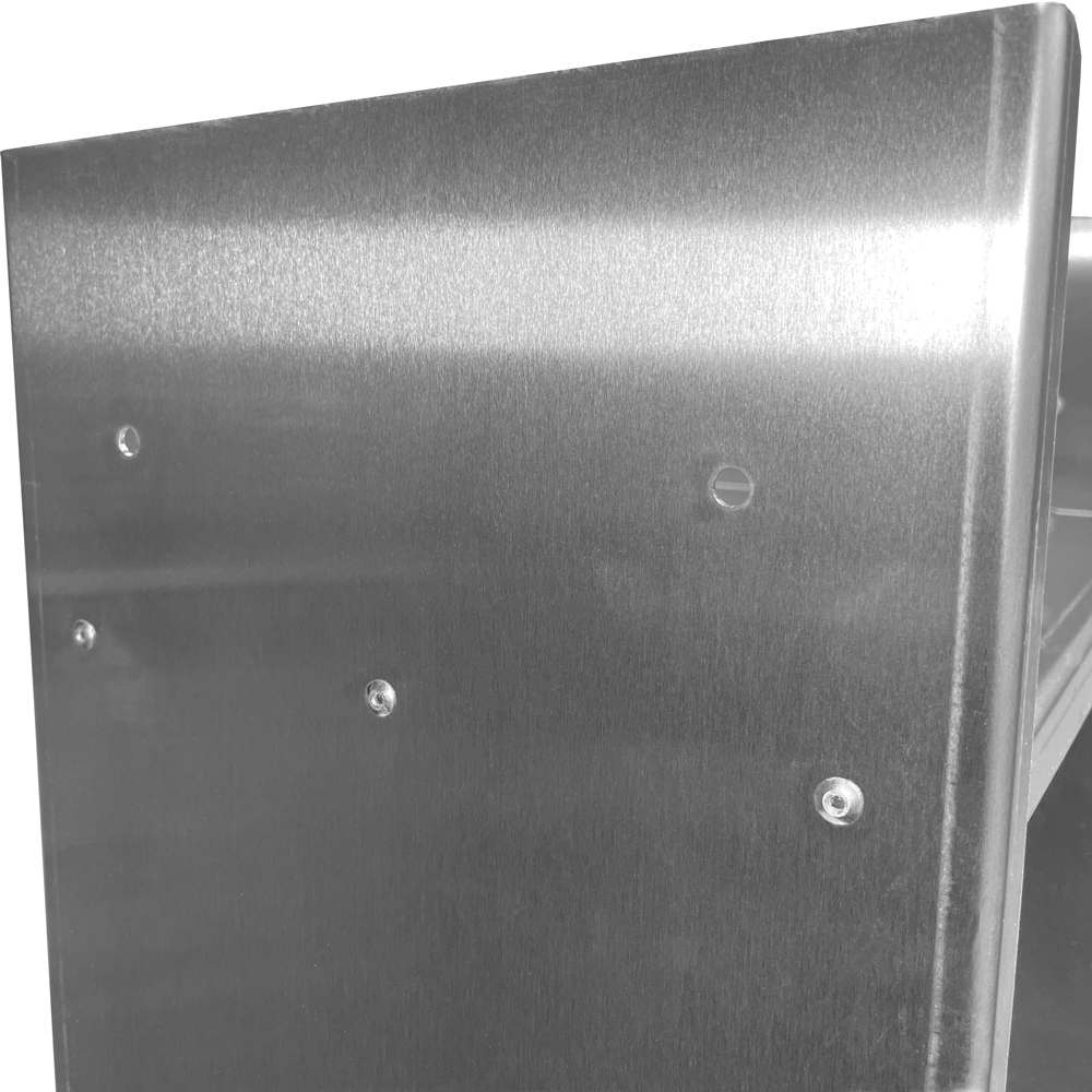 Close up of Holes on Left Side of 8-10# Ice Bagger