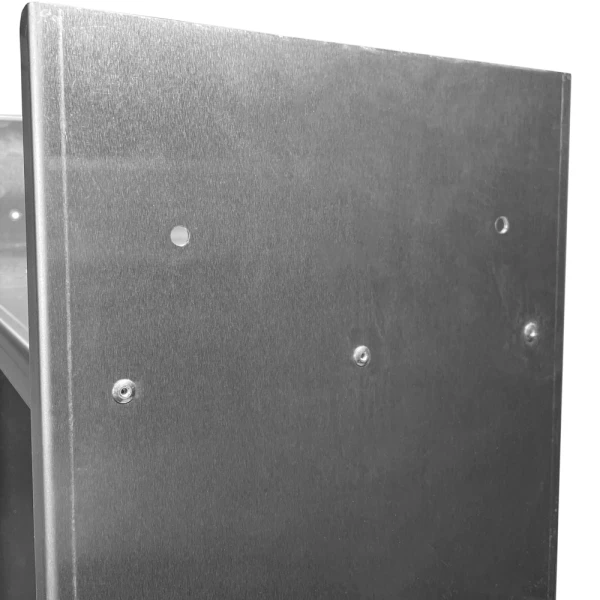 8lb - 10 lbs. Ice Bagger Dispenser Holes on Right Side Close up of Holes on Right Side of 8-10# Ice Bagger