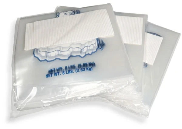 8 lb. Plastic Ice Bags - PURE ICE Polar Bear - 1000/cs Inner Packs