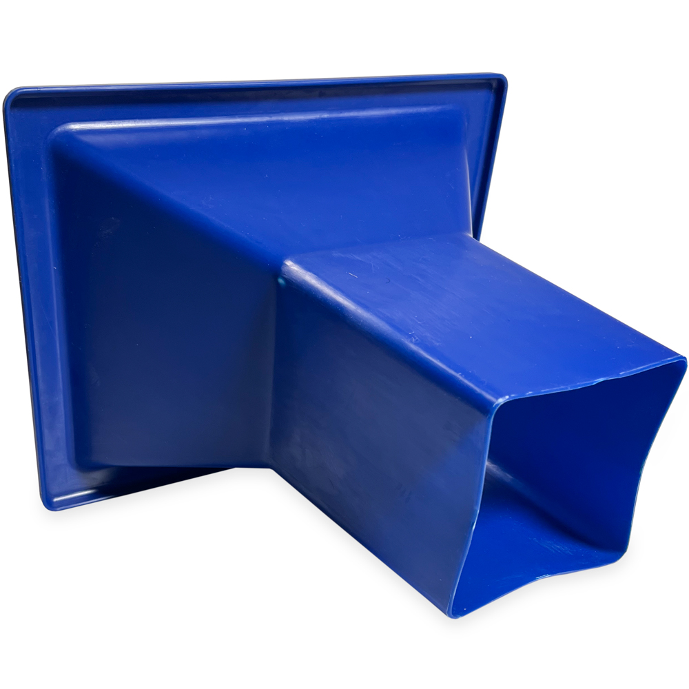 Sideview of Ice Bagger Dispenser Chute