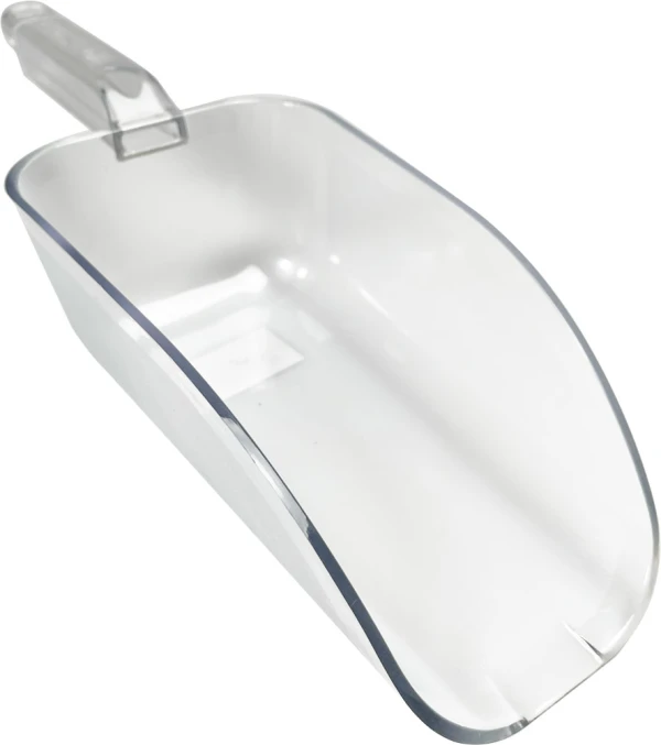 Plastic Ice Scoop Crystal Clear 32 ounce Plastic Ice Scoop