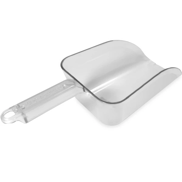 Plastic Ice Scoop Back Back of Plastic Ice Scoop