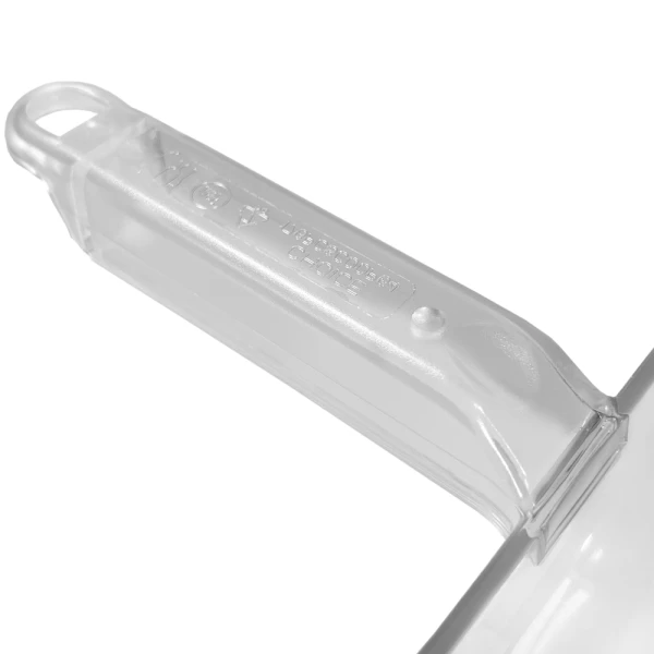 Plastic Ice Scoop Handle Close up of Plastic Ice Scoop Handle