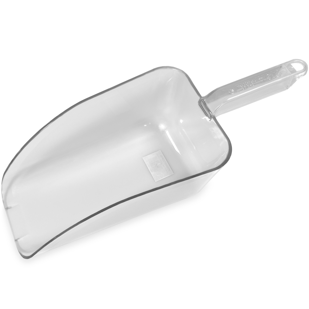 Top View of Plastic Ice Scoop