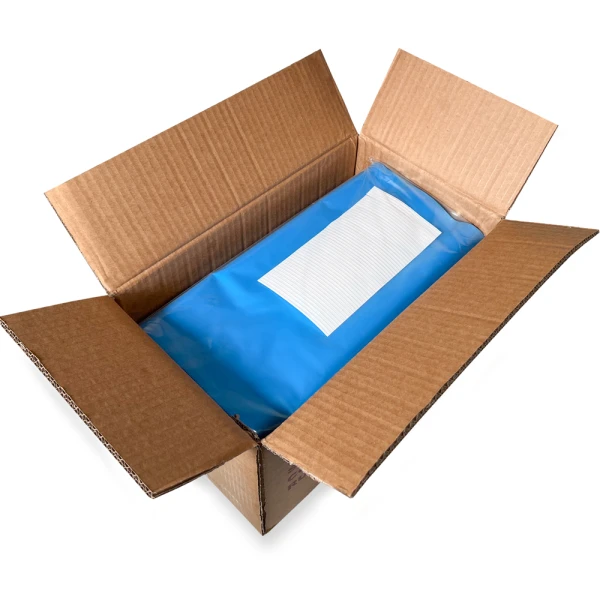 Case of Blue 20 Pound Ice Bags
