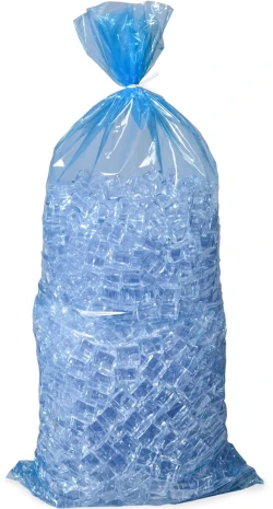 Blue 20 Lb Ice Bags