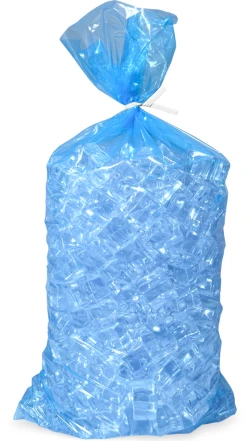 Blue 8 Lb Ice Bags