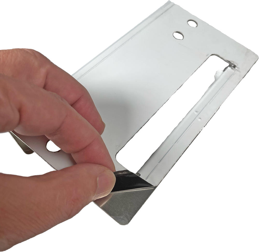 Protective Film on Wire Wicket Ice Bagger Adapter