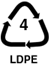 LDPE Recycling Code