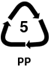 Polypropylene Recycling Code 5