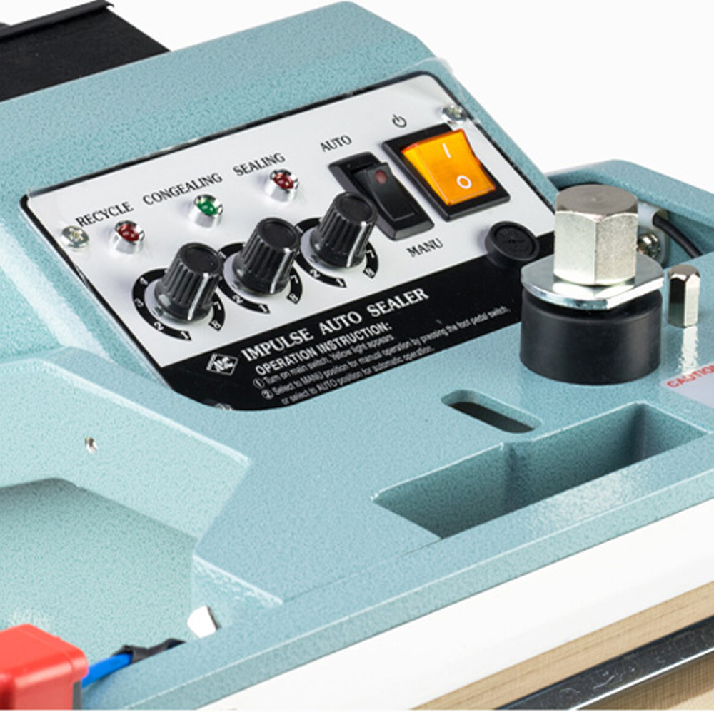 Control Panel of 18 inch 5mm Double Impulse Automatic Sealer