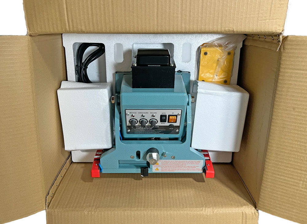 12 in. 5mm Automatic Double Impulse Sealer Properly Protected