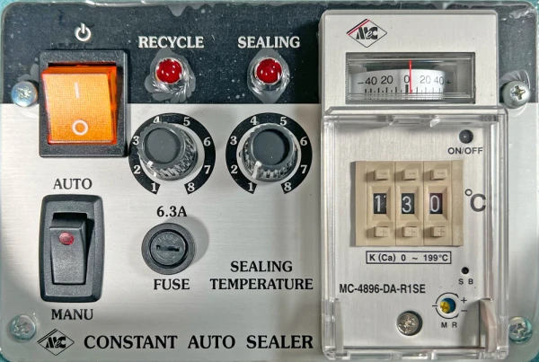 16 Inch Automatic Constant Heat Sealer Control Panel Control Panel of 16 in. Automatic Constant Heat Sealer