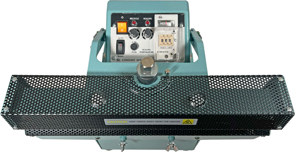 Top Front of 16 in. Automatic Constant Heat Sealer