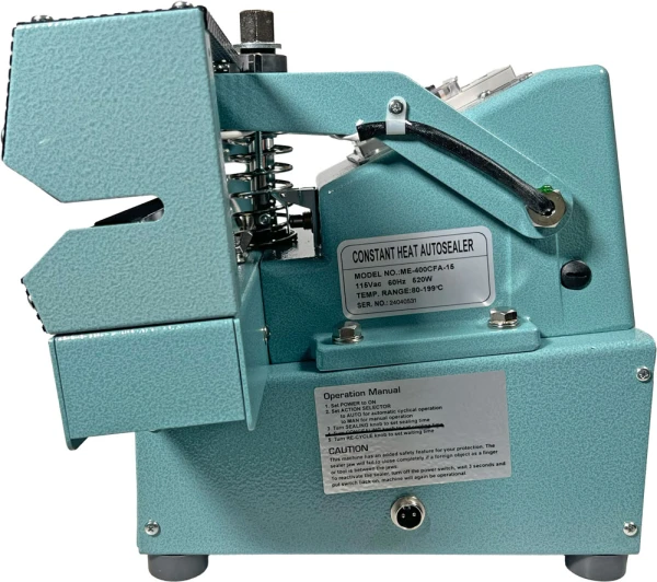 16 Inch Automatic Constant Heat Sealer Left Side Left Side of 16 in. Automatic Constant Heat Sealer