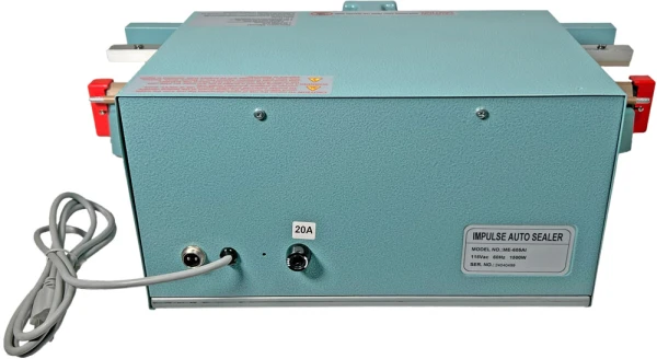 24 Inch 5mm Automatic Impulse Sealer Back 24 in. 5mm Impulse Autosealer Back