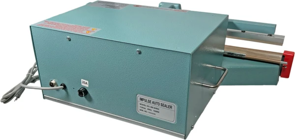 24 Inch 5mm Automatic Impulse Sealer Left Side 24 in. 5mm Impulse Autosealer Left Side