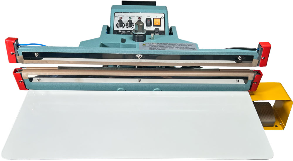 Front of 24 in. 5mm Automatic Double Impulse Sealer