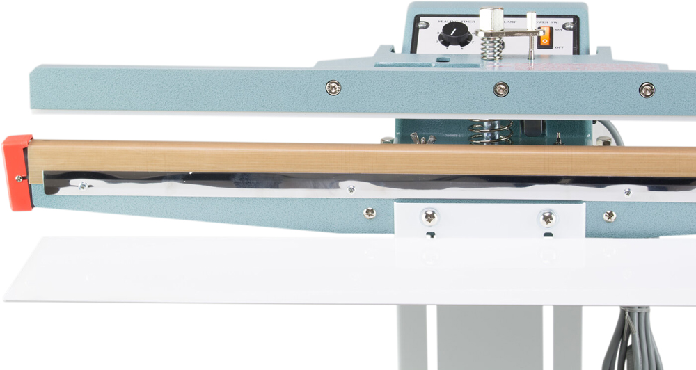 32 in. 2mm Impulse Foot Sealer Left of Sealer