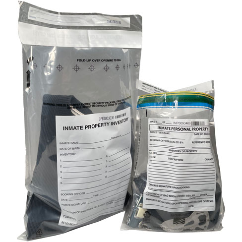 Plastic Inmate Property Bags