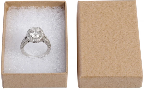 2 1/2 x 1 1/2 x 7/8 Kraft Jewelry Box
