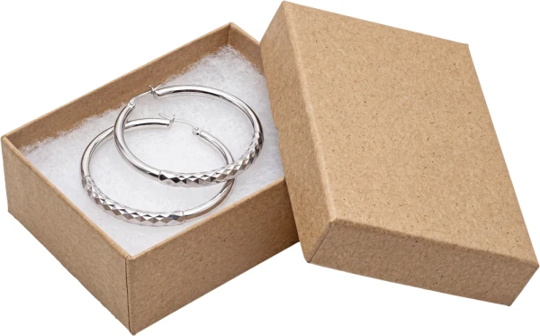 3 1/16 x 2 1/8 x 1 Kraft Jewelry Box 3 1/16 x 2 1/8 x 1 Kraft Jewelry Box