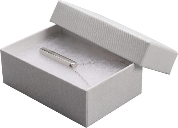 3 1/16 x 2 1/8 x 1 White Jewelry Box 3 1/16 x 2 1/8 x 1 White Jewelry Box