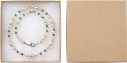 3 1/2" x 3 1/2" x 1" Kraft Jewelry Box