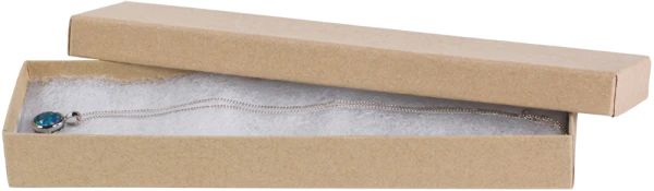 8 x 2 x 7/8 Kraft Jewelry Box 8 x 2 x 7/8 Kraft Jewelry Box