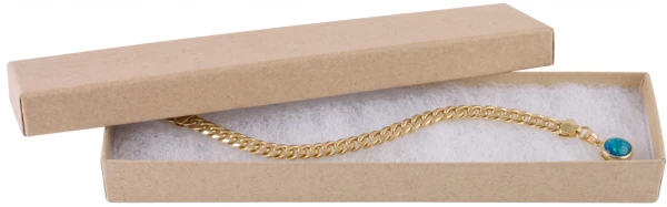 8 x 2 x 7/8 Kraft Jewelry Box