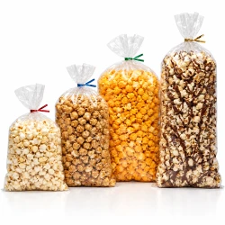 Clear Plastic Bags for Kettle Corn and Popcorn