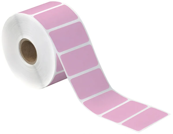 2 x 1 Pink Direct Thermal Labels 2x1 Pink Direct Thermal Labels