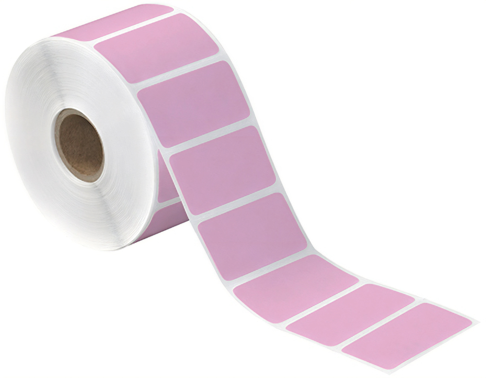 2x1 Pink Direct Thermal Labels