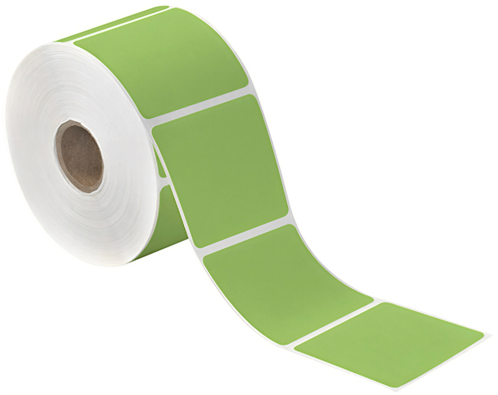 2x3 Green Thermal Transfer Labels