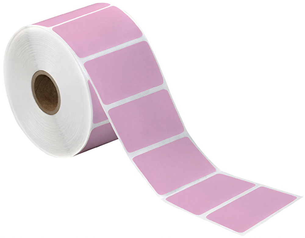 2.25x1.25 Pink Direct Thermal Labels