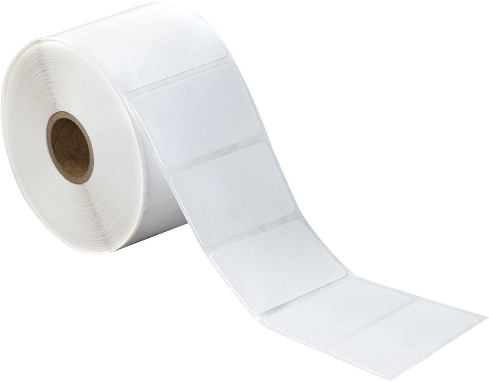 2.25x1.25 White Direct Thermal Labels