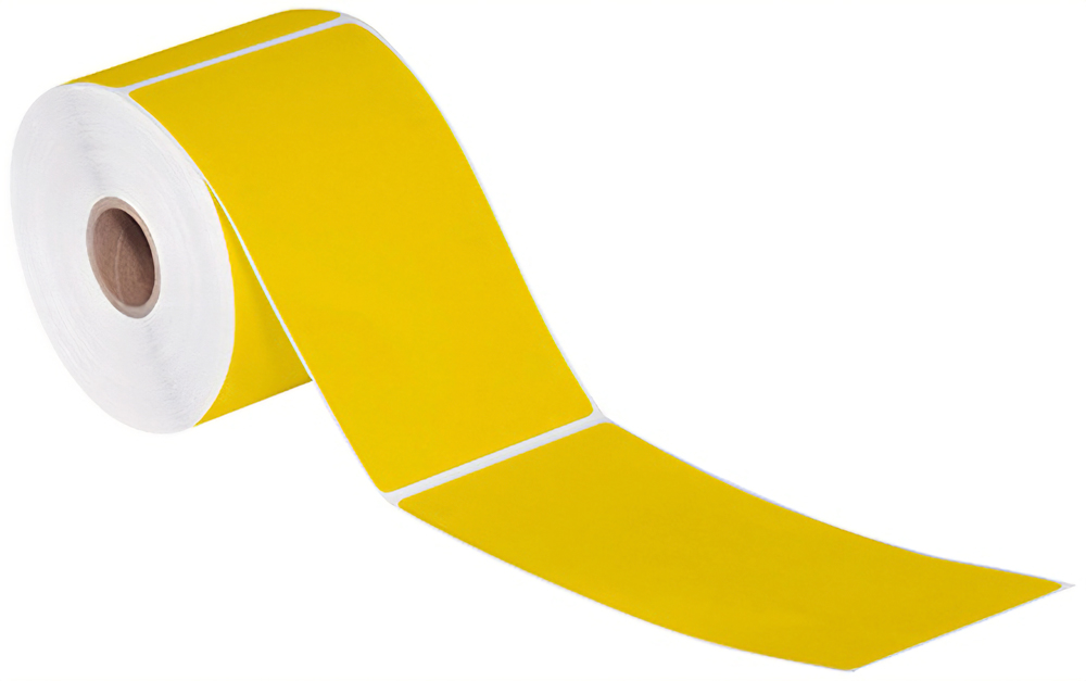 3x5 Yellow Direct Thermal Labels