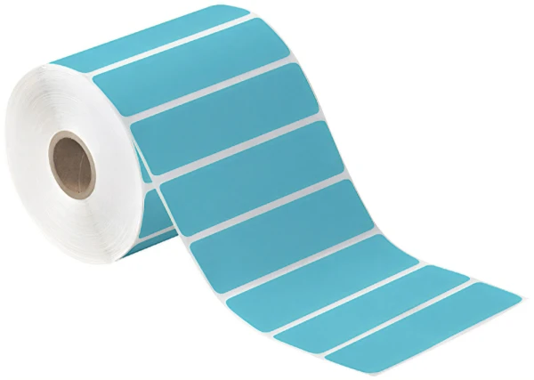 4 x 1 Blue Direct Thermal Labels 4x1 Blue Direct Thermal Labels