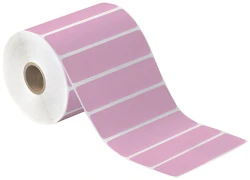 4" x 1" Pink Direct Thermal Labels