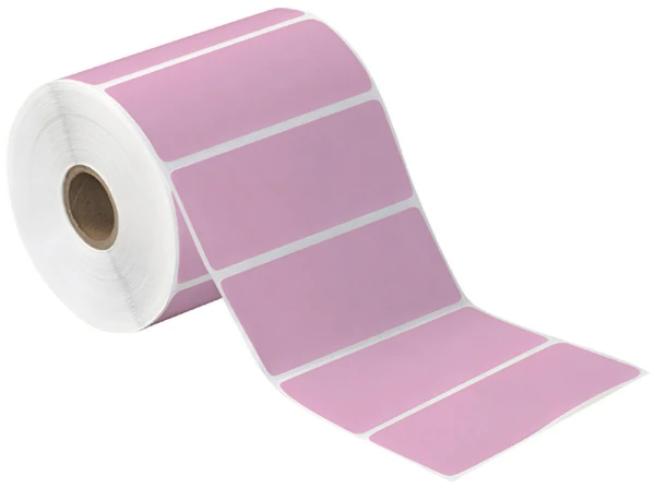 4 x 1.5 Pink Direct Thermal Labels 4x1.5 Pink Direct Thermal Labels