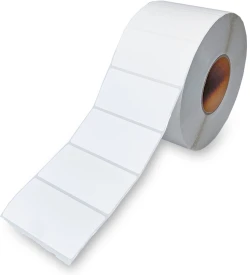 4" x 2" White Thermal Transfer Labels