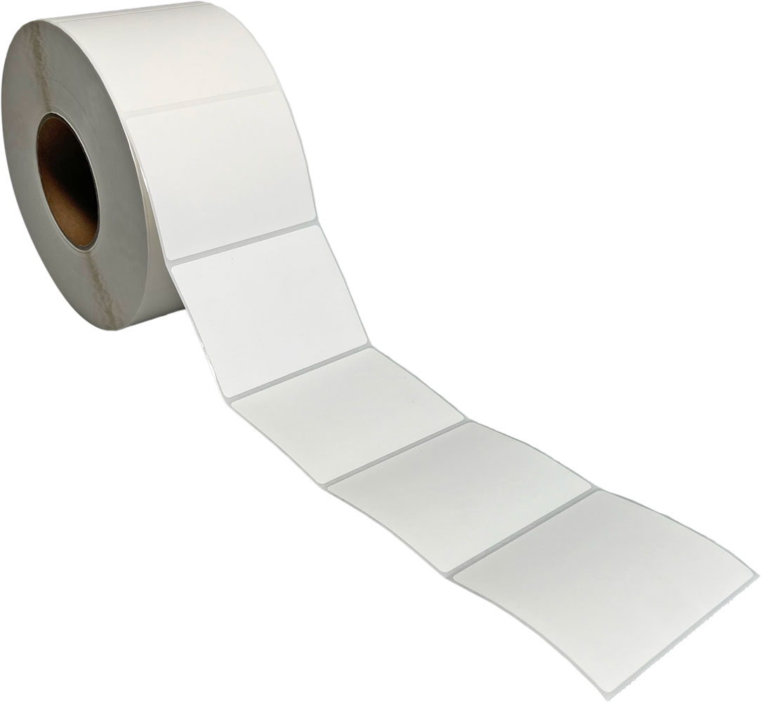 4 x 3 Thermal Transfer Labels - White