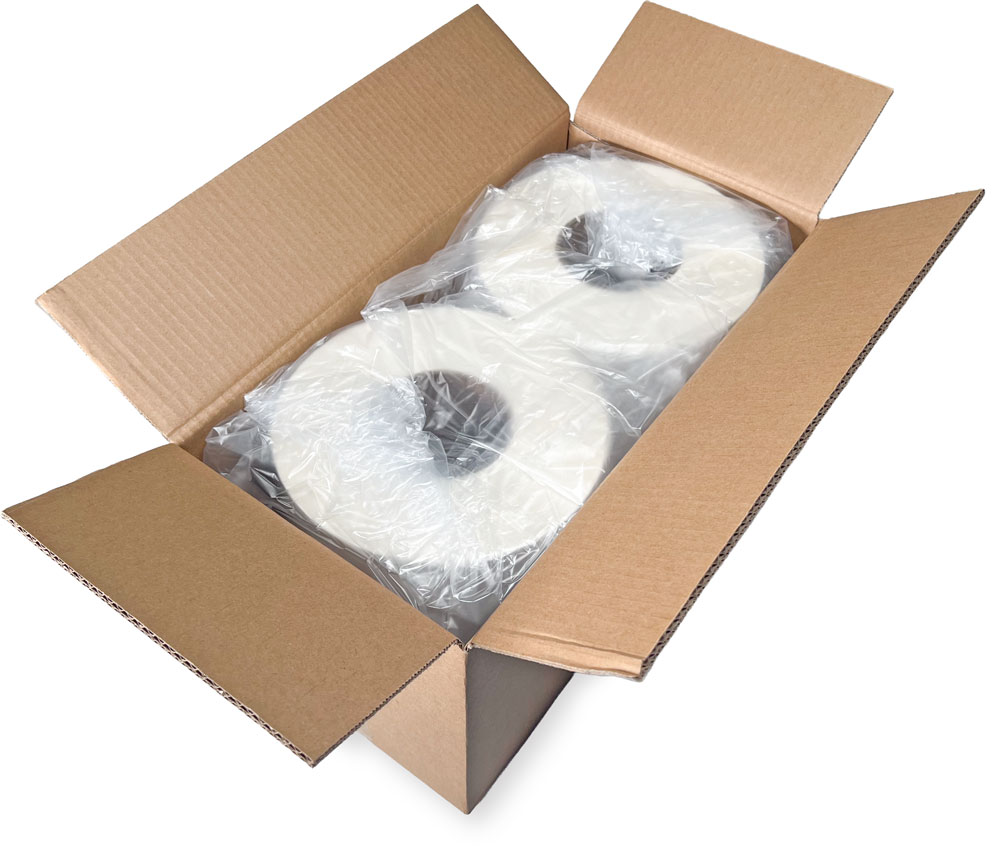 Case of 4 x 3 Top Coated Direct Thermal Labels - White