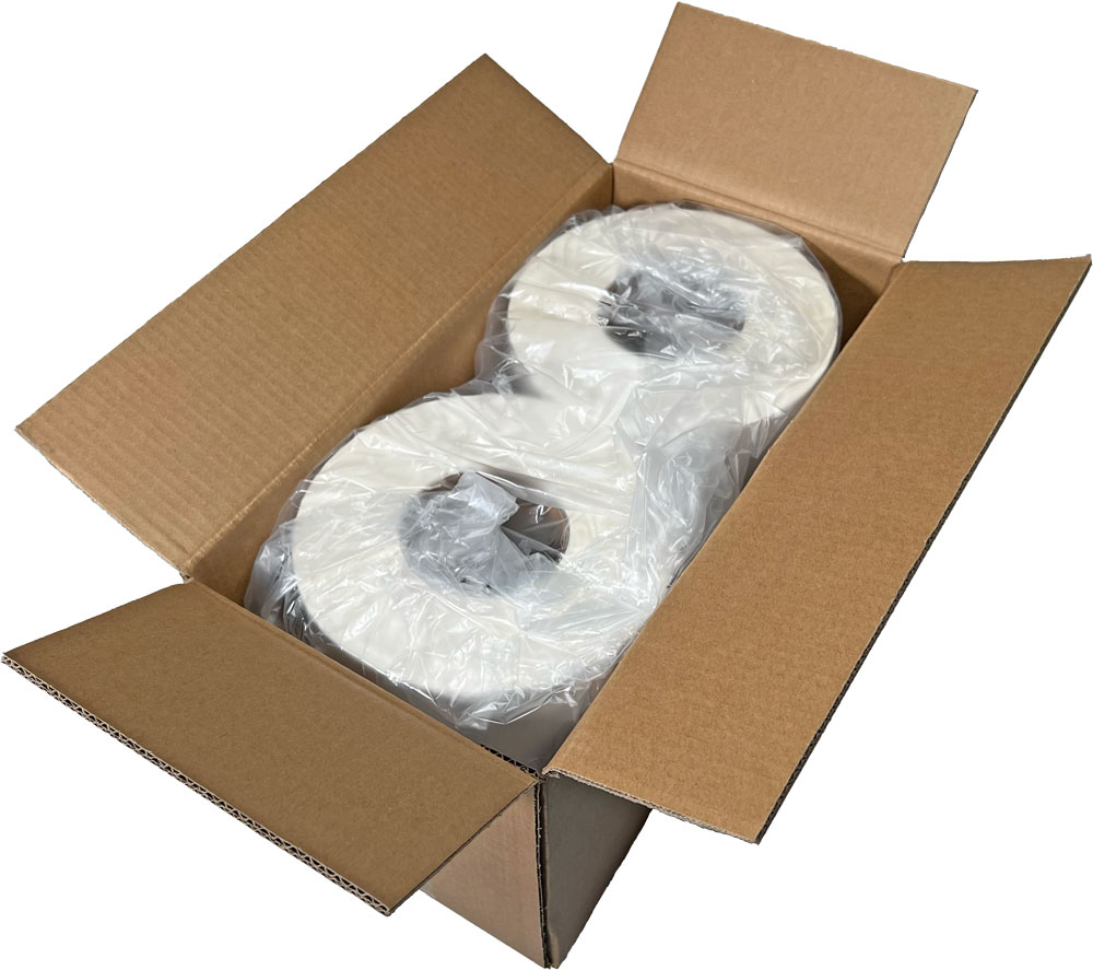 Case of 4 x 4 Thermal Transfer Labels - White