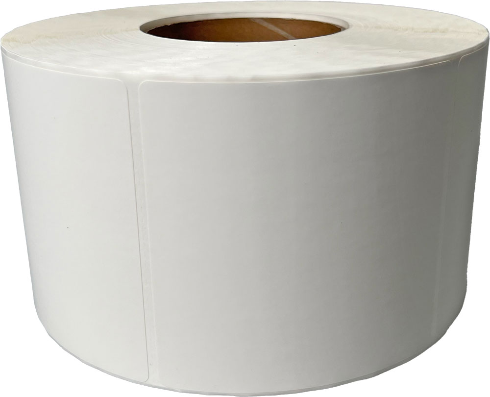 Roll of 4 x 4 Thermal Transfer Labels - White