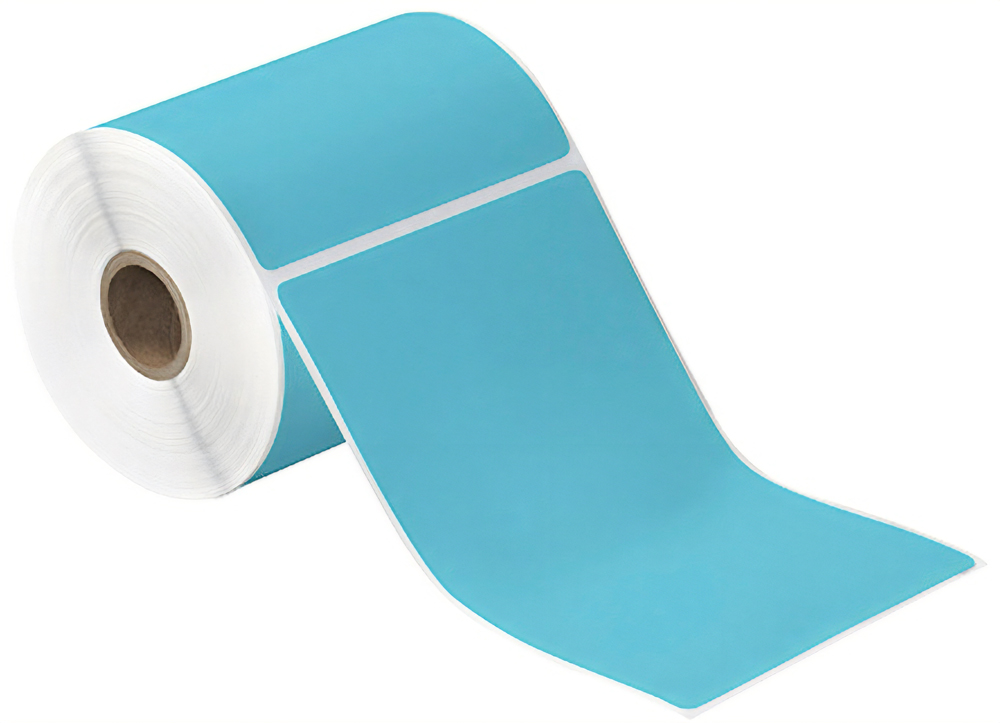 4x6 Blue Direct Thermal Labels