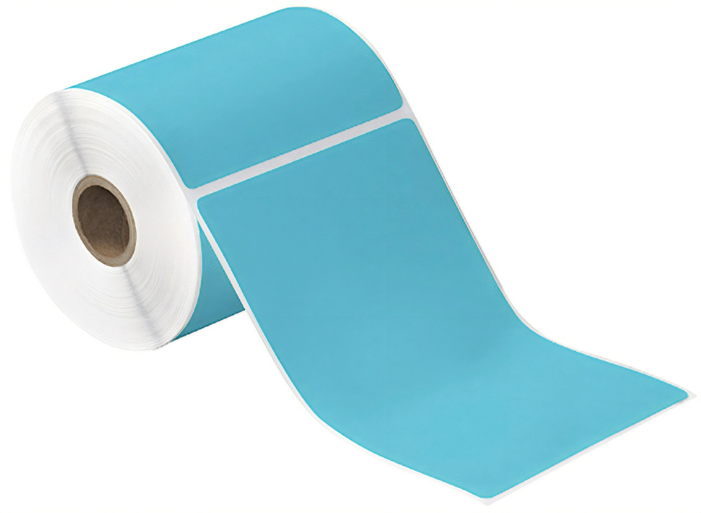 4x6 Blue Thermal Transfer Labels