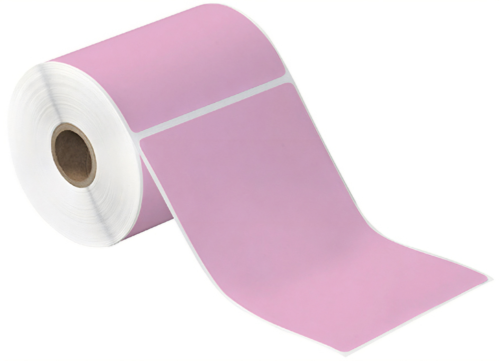 4x6 Pink Direct Thermal Labels